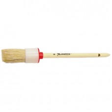 Кисть круглая № 8 (35 мм), натуральная щетина, деревянная ручка MTX