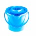 Ведро пластмассовое круглое с отжимом 9 л, голубое, Россия Elfe