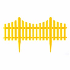 Забор декоративный "Гибкий", 24 x 300 см желтый Palisad