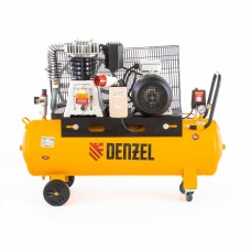 Компрессор DR4000/100, масляный ременный, 10 бар, производительность 690 л/м, мощность 4 кВт Denzel